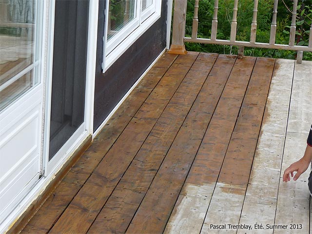 Teindre un patio - Peindre un Patio - Teinture haute performance