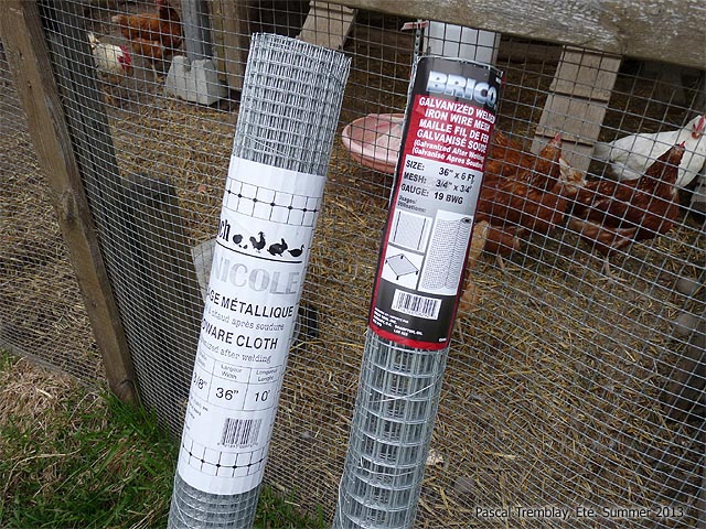 Grillage � volaille pour voli�re - Construction d'une voli�re - grillage pas cher