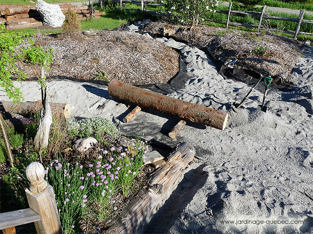 Best way to move heavy logs - How to landscape a Front yard Garden
