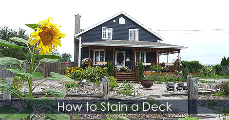How to stain a deck - Clean Seal or Stain a Deck 
