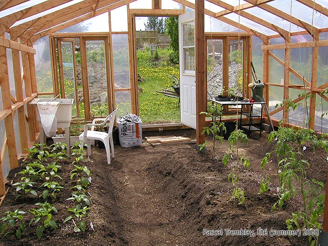Build Glasshouse - Lean to Greenhouse - Hothouse plant - Seedlings tables - Hydroponic Greenhouse