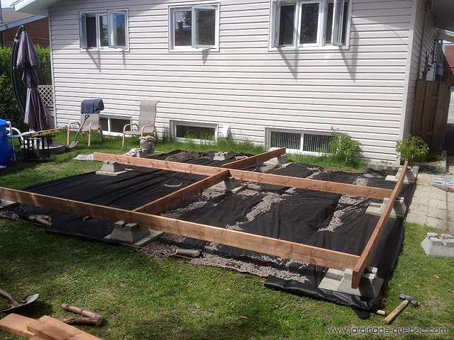 How To Build A Floating Deck, How To Prepare Ground For Deck Blocks