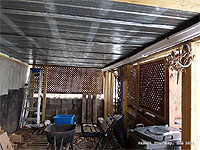 Under deck storage building idea - Add A Storage Shed Underneath Your Deck