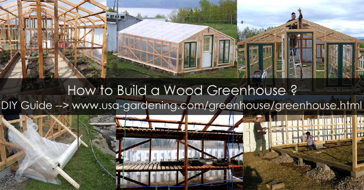 Wood greenhouse