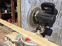 Shed door frame - Cutting shed door - How to build a shed door - Outdoor storage ideas