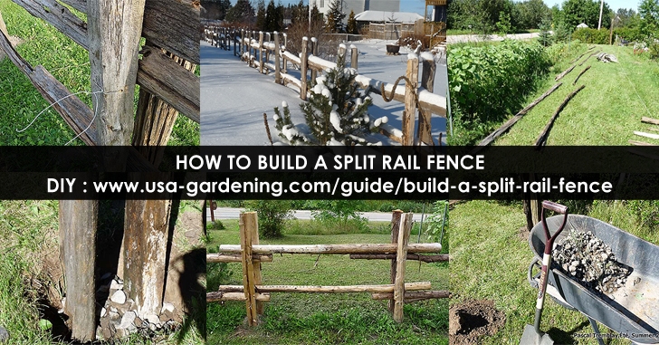How to build a split rail fence