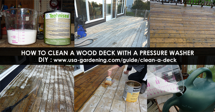 How to clean a deck