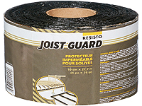 Joist guard for deck frame