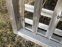 Add lattice panel to top fence