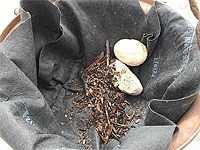Mulch in planter