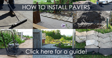How to install pavers