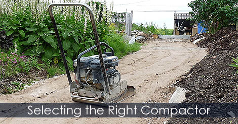 Vibratory plate compactor - Plate compactor for paver base - How to lay a paver patio - Paver bedding compaction