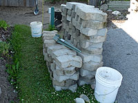 Landscape pavers - How to lay retaining wall blocks - pavers - Paving stones - slabs - roadway pavers