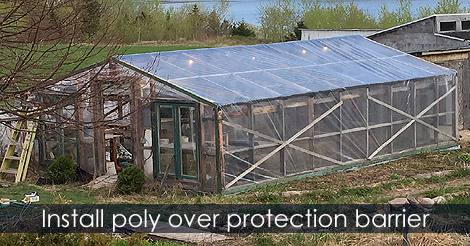 How to Stretch Greenhouse Plastic