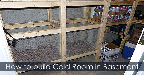 How-to Cold Room In Basement - Cold storage room Idea