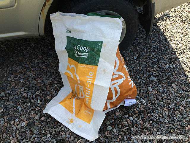 Poultry feed bags