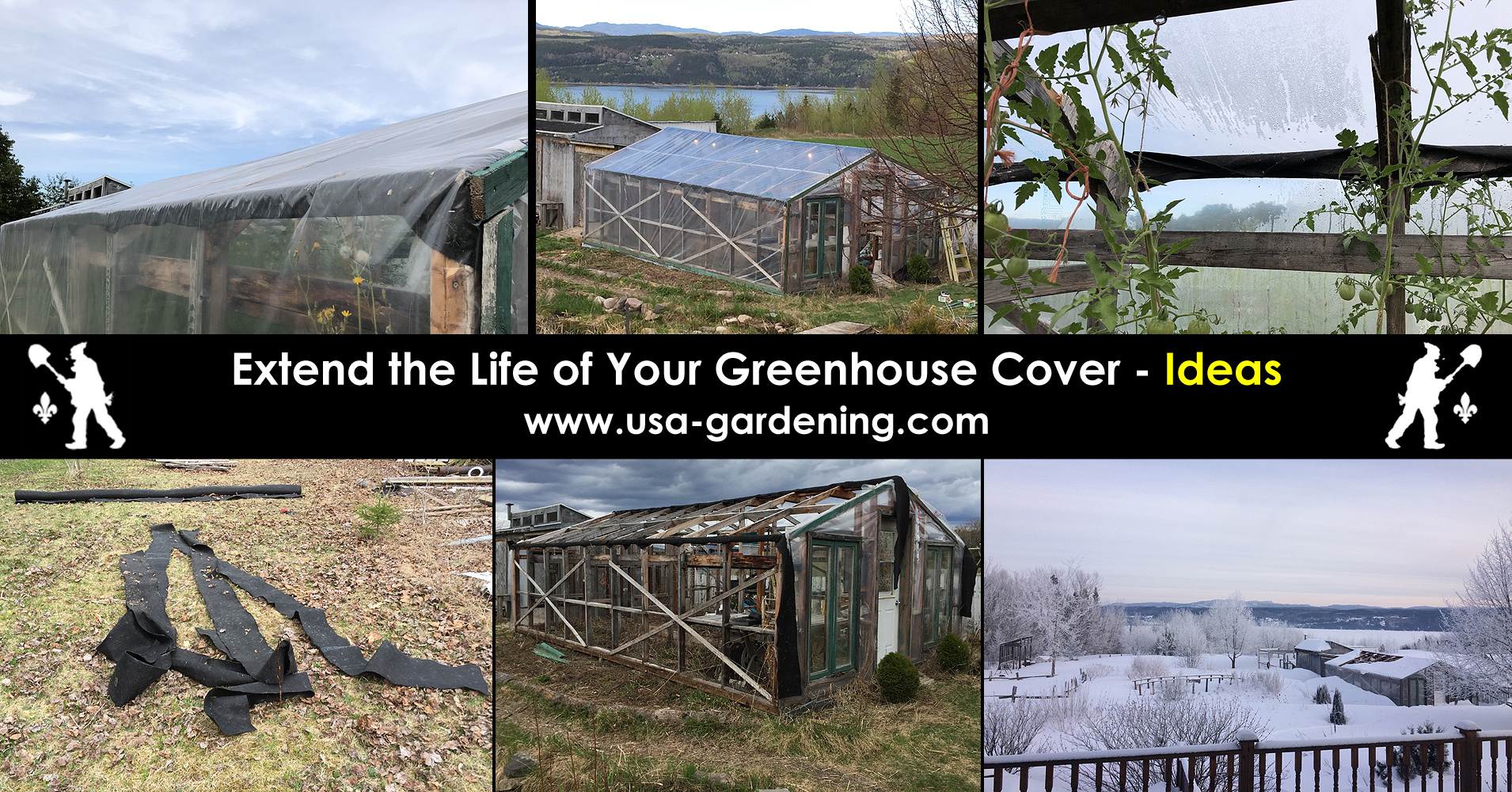 How to Protect Greenhouse Plastic Cover from Wood Frame