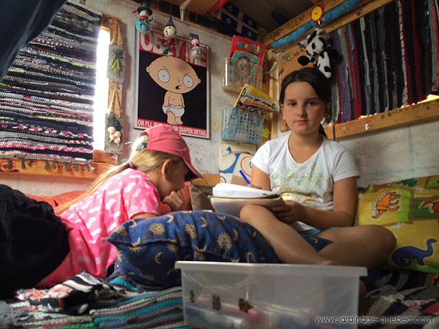 Maisonnette pour les enfants - Construire un refuge perché