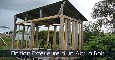 Range Bûches - Construire un Range bûches - Plan de range bûches extérieur