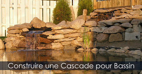 Ajouter une cascade de jardin à un bassin de jardin - Aménager une cascade de jardin