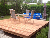 Patio en bois