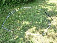 Poulailler pas cher - Construire un poulailler mobile avec une structure recyclée de garage de toile ou abri d'auto