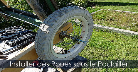 Poulailler - Construire un Poulailler - Étapes Construire un poulailler sur roues ou tracteur à poules
