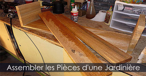 Assembler une Jardinière en bois - Comment fabriquer une balconnière jardinière en bois - Plan de Balconnière - Étapes de construction d'une balconnière