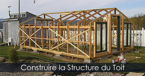 Construire une Serre de Jardin - Comment faire ou construire la structure du toit d'une serre de jardin