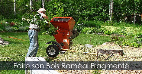 Fabriquer son bois raméal fragmenté avec une déchiqueteuse à bois - Déchiqueteuse de jardin