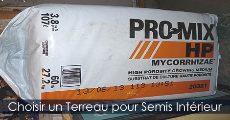 Terreau pour semis - Choisir son terreau pour les semis à l'intérieur