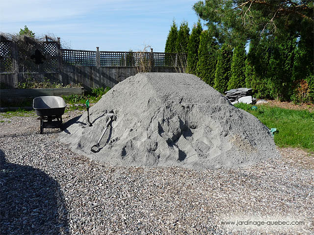 Poussi�re de pierre ou gravier - Jardin Potager Urbain