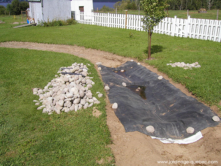 Aménagement d'un ruisseau - Photos Jardin Le Jardin des Patriotes - Pascal Tremblay La Baie Québec