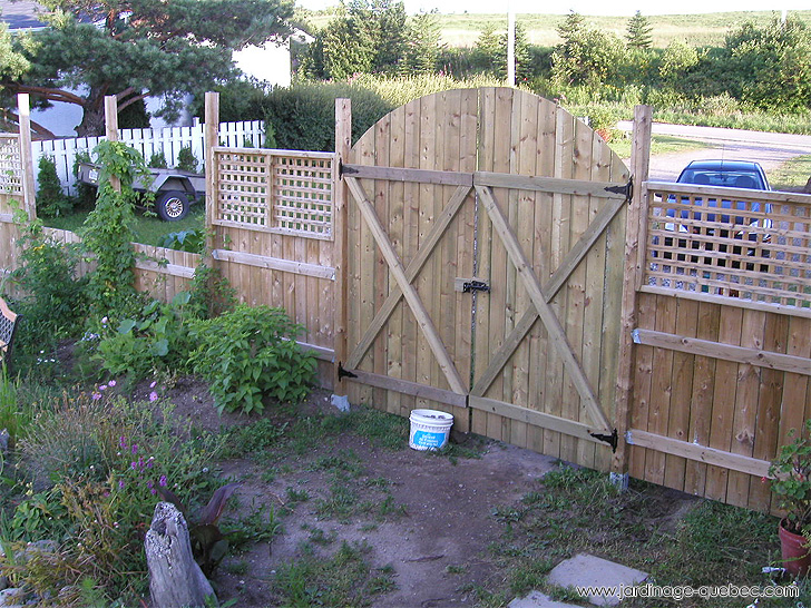 Porte de clôture - Photos Jardin Le Jardin des Patriotes - Pascal Tremblay La Baie Québec