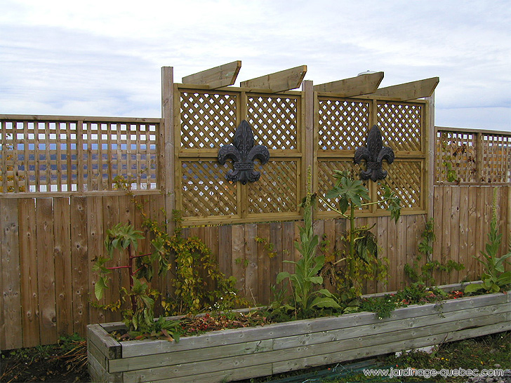 Clôture décorative - Photos Jardin Le Jardin des Patriotes - Pascal Tremblay La Baie Québec