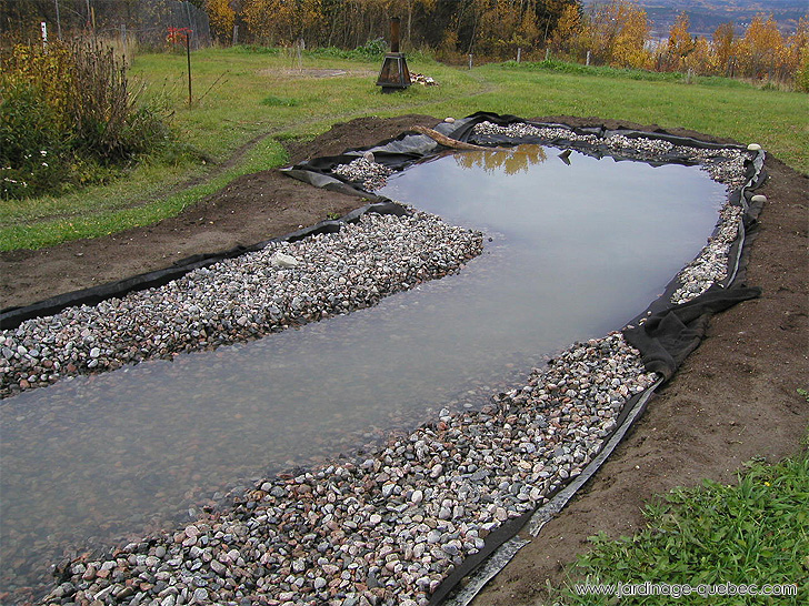 Remplir un ruisseau de jardin - Photos Jardin Le Jardin des Patriotes - Pascal Tremblay La Baie Québec