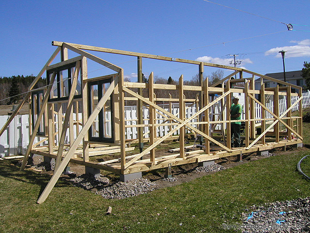 Construire une serre - Photos Jardin Le Jardin des Patriotes - Pascal Tremblay La Baie Québec
