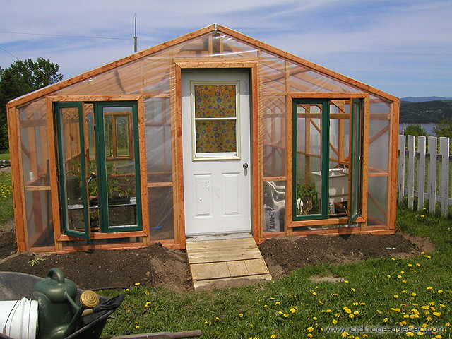Serre adossée - Photos Jardin Le Jardin des Patriotes - Pascal Tremblay La Baie Québec