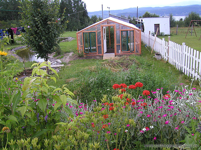 Plan de serre - Photos Jardin Le Jardin des Patriotes - Pascal Tremblay La Baie Québec