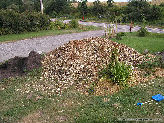 Bois raméal fragmenté - Copeaux de bois