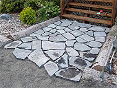 Comment am�nager des all�es de jardin en pierre naturelle - Construire des all�es au jardin