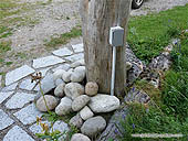 Idée de support pou prise extérieure