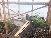 Table de plantation avec Évier pour Serre