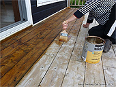 Teindre une Terrasse en bois