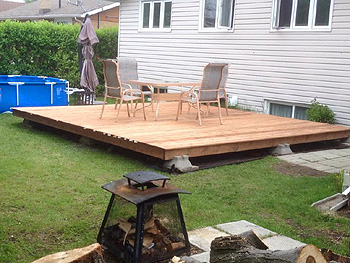 Patio en bois - Construire un patio de jardin
