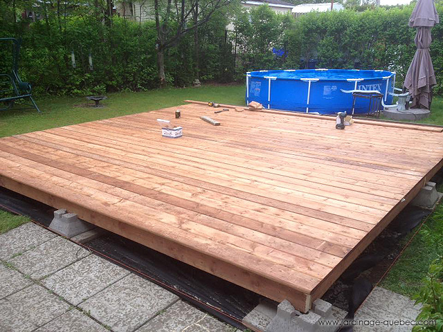 Plan construction patio - Construire un patio en bois