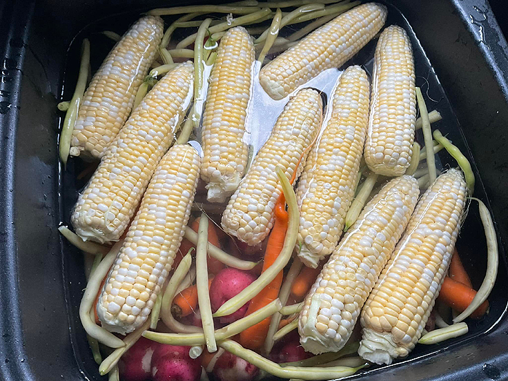 Bouilli de Légumes et viande salée