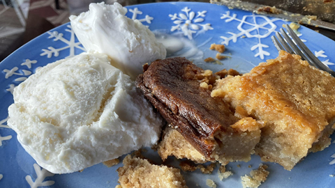 Carrés tarte au sucre