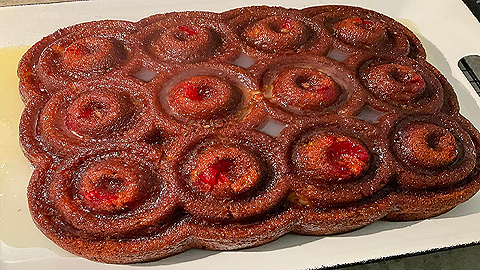 Gâteau salade de fruits