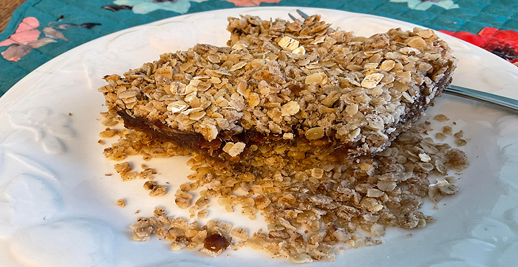 Recette de Carrés aux dattes sans sucre